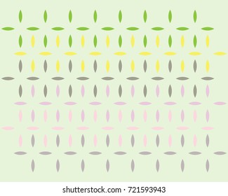 abstract ellipse background with leafornament