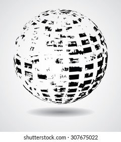 Abstract Elliptical Design Element. 