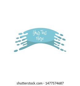 Abstract Emblem Blank Design Vector Template Frame Border
