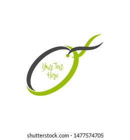 Abstract Emblem Blank Design Vector Template Frame Border