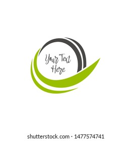 Abstract Emblem Blank Design Vector Template Frame Border