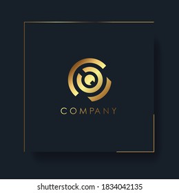 Abstract emblem, design concept, logo, logotype element for template
