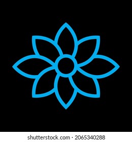 Emblema abstracto, concepto de diseño, logotipo, elemento de logotipo para plantilla.