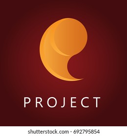 Abstract emblem, design concept, logo, logotype element for template. 