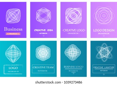 Abstract Emblem Design Concept Set Logo Stock Vector (Royalty Free ...