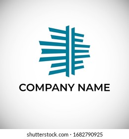 Abstraktes Emblem-Design. Vektorillustration