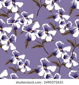 Abstract an embossed blooming bright flower motif arrangement all- over textile design illustration digital image printing factory