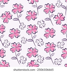 Abstract an embossed blooming bright flower motif arrangement all- over textile design illustration digital image printing factory