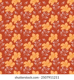 Abstract an embossed blooming bright flower motif arrangement all- over textile design illustration digital image printing factory