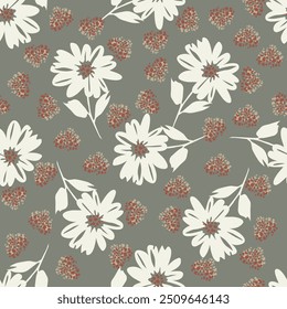 Abstract an embossed blooming bright flower motif arrangement all- over textile design illustration digital image printing factory