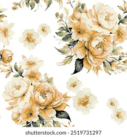 abstract an embossed blooming bright flower motif arrangement all - over textile design illustration digital image printing factory