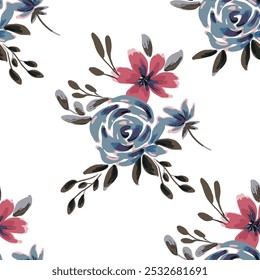 abstract an embossed blooming bright flower motif arrangement all - over textile design illustration digital image printing factory