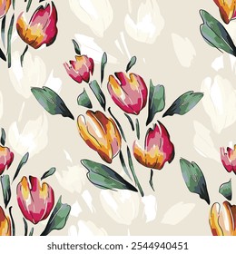 abstract an embossed blooming bright flower motif arrangement all - over textile design illustration digital image printing factory
