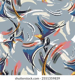 abstract an embossed blooming bright flower motif arrangement all - over textile design illustration digital image printing factory