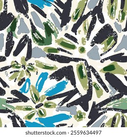 abstract an embossed blooming bright flower motif arrangement all - over textile design illustration digital image printing factory