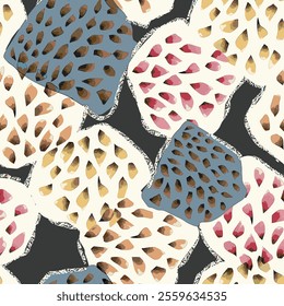 abstract an embossed blooming bright flower motif arrangement all - over textile design illustration digital image printing factory