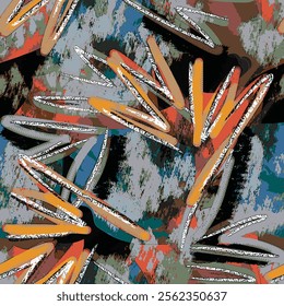 abstract an embossed blooming bright flower motif arrangement all - over textile design illustration digital image printing factory