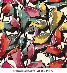 abstract an embossed blooming bright flower motif arrangement all - over textile design illustration digital image printing factory