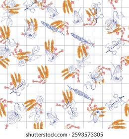 Abstract an embossed blooming bright flower motif arrangement all- over textile design illustration digital image printing factory