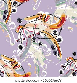 abstract an embossed blooming bright flower motif arrangement all - over textile design illustration digital image printing factory