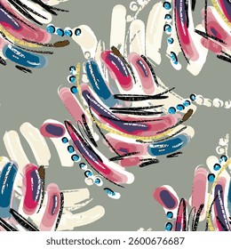 abstract an embossed blooming bright flower motif arrangement all - over textile design illustration digital image printing factory
