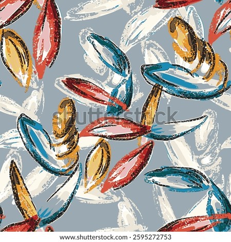 abstract an embossed blooming bright flower motif arrangement all - over textile design illustration digital image printing factory