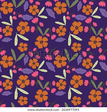 abstract an embossed blooming bright flower motif arrangement all - over textile design illustration digital image printing factory
