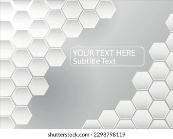 Resumen. Hexagon con relieve, panal de miel con sombra. formas de tecnología de patrones blancos futuristas. Ilustración del vector