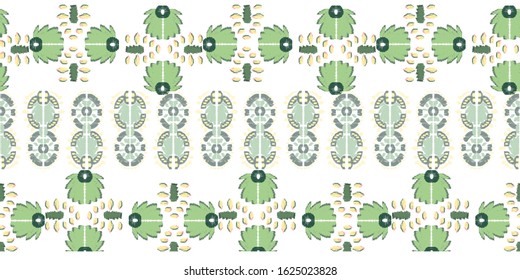 Abstract embroidery seamless ikat pattern Geometric abstract ornament background