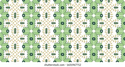 Abstract embroidery seamless ikat pattern Geometric ornament background