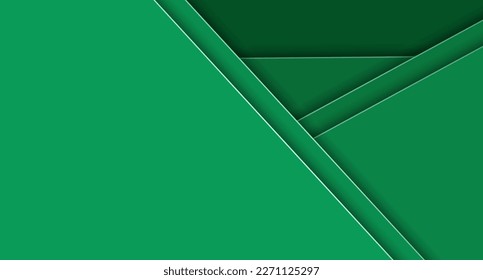 Abstrakter smaragdgrüner Hintergrund. Hintergrund für Karten und Banner, für Geschäfts- und Poster, Websites und Cover, Präsentationen und Text. Vektorgrafik-Vorlage für Design