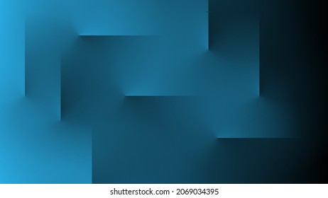 Abstract emerge shadow wallpaper. Solid lines peeking out from behind the canvas curtain. Objects pop up from back screen.