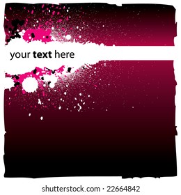 Abstract Emo Background With Splatters