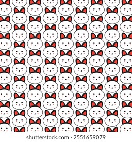 Abstract emoji  seamless pattern design. Vector colorful cute pattern design.