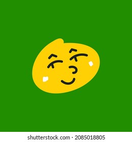 Resumen Emoticon Face Illustration Vector EPS 10