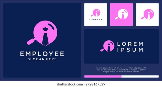 Plantilla de diseño de logotipo de empleado Abstractas.