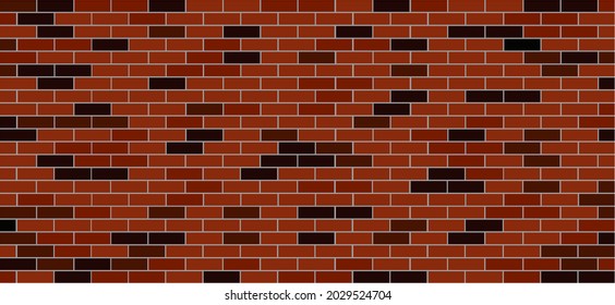 Abstract empty background brick  wall view. Funny vector block stone icons or signs for texture banner or wallpaper. Urban home place or office interiors.