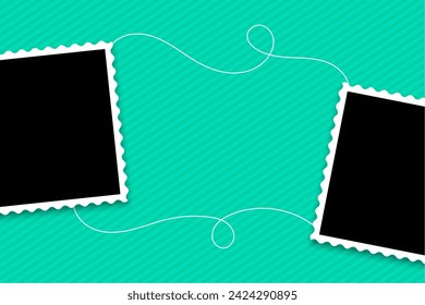 vector de diseño de fondo de portada de imagen vacía abstracta