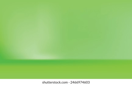 Abstract empty smooth light green studio room background
