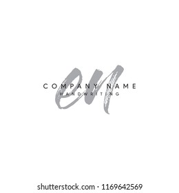 Abstract EN logo signature logotype vector 