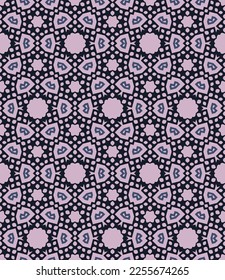Abstract endless geometric pattern. A seamless background, vintage texture.