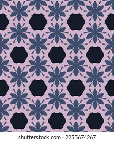Abstract endless geometric pattern. A seamless background, vintage texture.