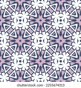 Abstract endless geometric pattern. A seamless background, vintage texture.