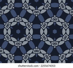 Abstract endless geometric pattern. A seamless background, vintage texture.