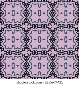 Abstract endless geometric pattern. A seamless background, vintage texture.