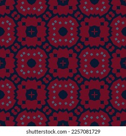 Abstract endless geometric pattern. A seamless background, vintage texture.