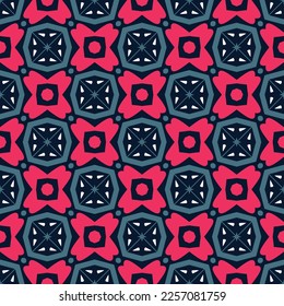 Abstract endless geometric pattern. A seamless background, vintage texture.