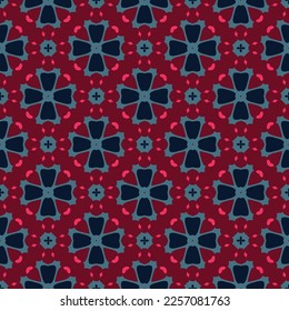 Abstract endless geometric pattern. A seamless background, vintage texture.