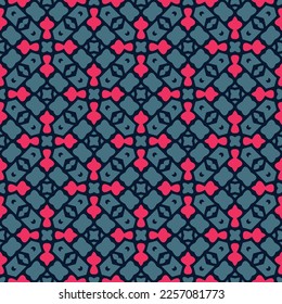 Abstract endless geometric pattern. A seamless background, vintage texture.