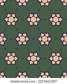 Abstraktes endloses geometrisches Muster. Ein nahtloser Hintergrund, Vintage-Struktur.